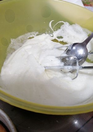 Una foto de Merengue de chile de agua