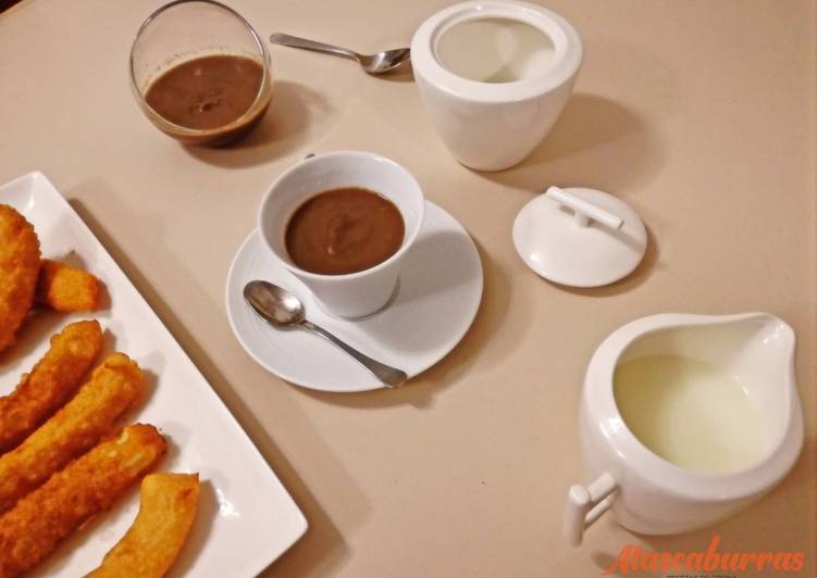 Al rico churro con chocolate!!!