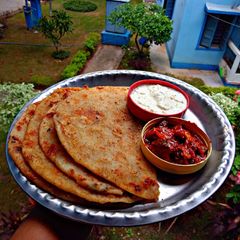 Aloo Paratha A picture of Aloo Paratha.