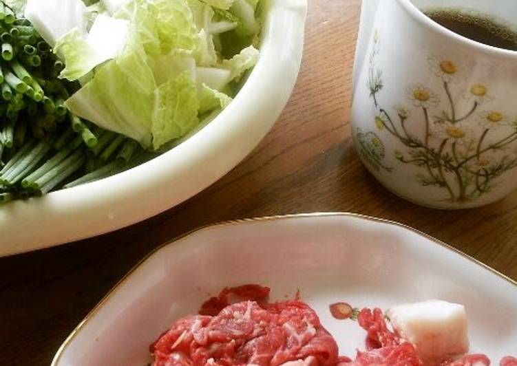 Steps to Prepare Perfect Sukiyaki Sauce (Warishita)