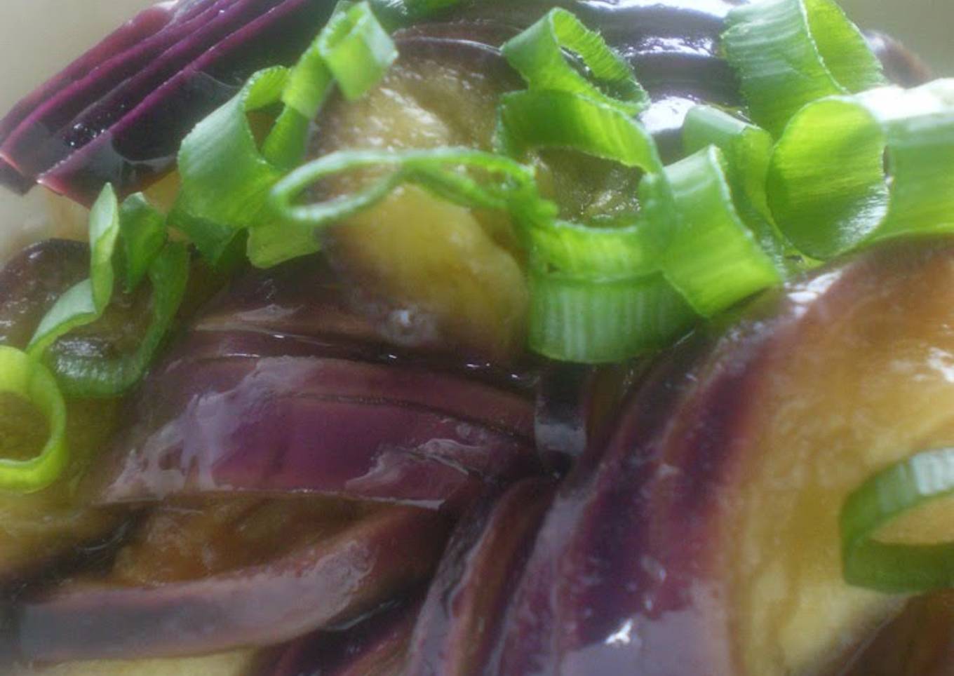 Microwave-Steamed Chinese-style Eggplants