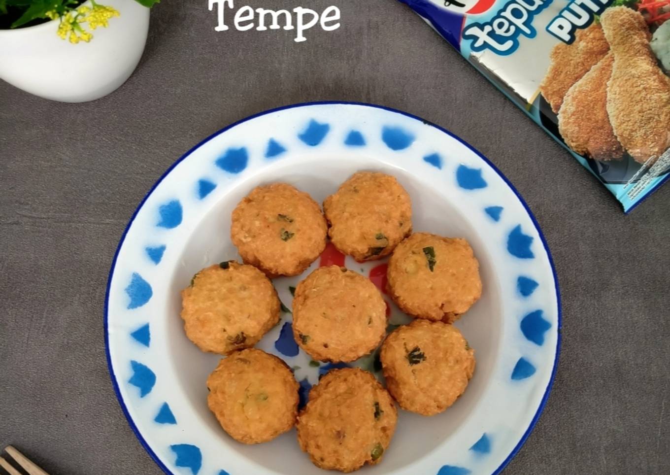 Perkedel Tempe