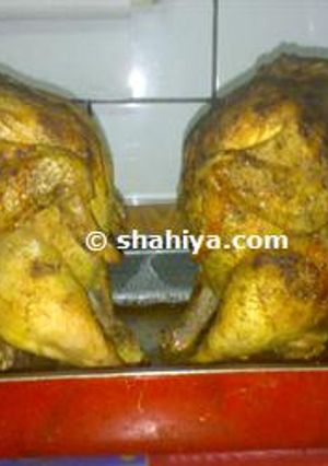 صورة لوصفة طريقة عمل دجاج مشوي بالزجاجة