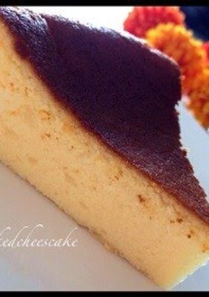 A picture of Baked Cheesecake Made with Strained Yogurt.