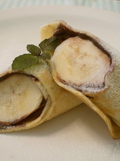 A picture of Delicious Chocolate Banana Crepe.