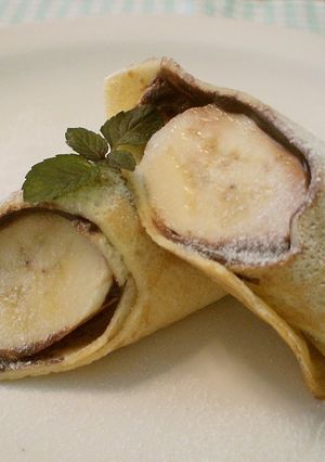 A picture of Delicious Chocolate Banana Crepe.