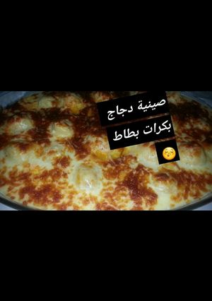 صورة لوصفة صينية دجاج بكرات البطاطا