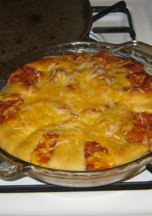 A picture of taco pie.