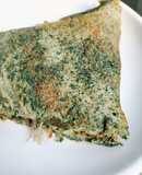 Trứng chiên lá ngải cứu