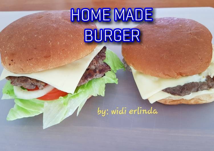 Homemade burger