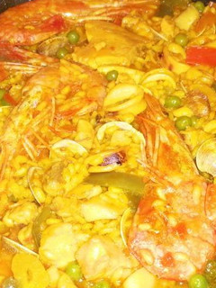 Una foto de Paella de Marisco
