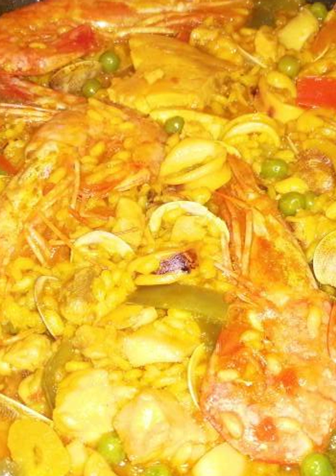 Una foto de Paella de Marisco