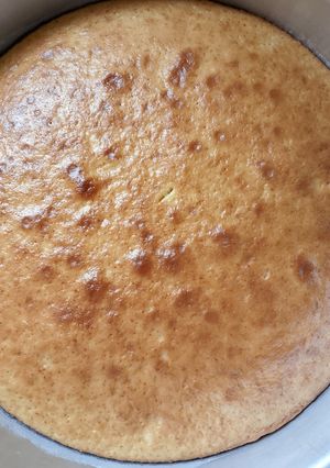 صورة لوصفة كيكة ببيضتين🥧