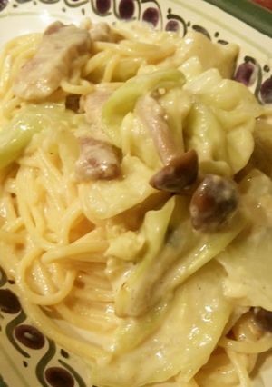 A picture of Creamy Miso Spring Cabbage Pasta.