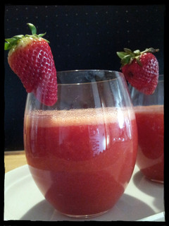 A picture of AMIEs STRAWBERRY Juice.
