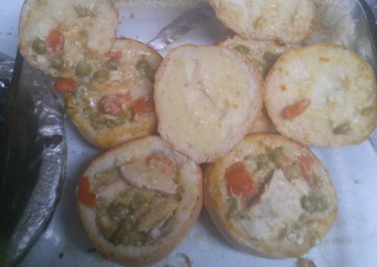 Mini chicken pot pies