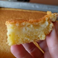 A picture of Corn meal (fubá) cake.
