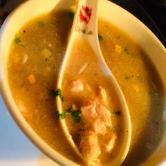 A picture of Lemon grass chicken shorba recipe by chef Ajay Siotra.