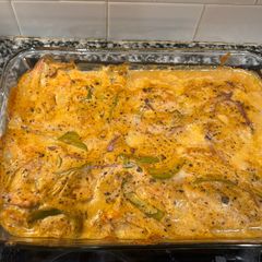 A picture of My Smothered Chicken.