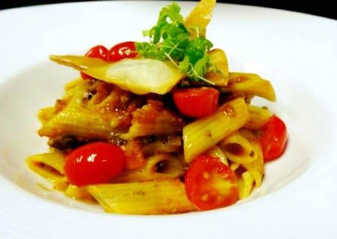 Recipe of Ultimate Arrabiatta pasta(Vegan Pasta)