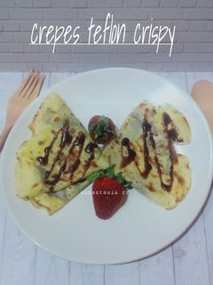 Foto resep Crepes teflon crispy