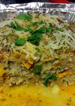 A picture of LuBella's Turkey Meatloaf.