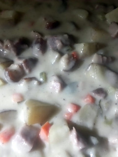 A picture of Slow-cooker Potato Soup.