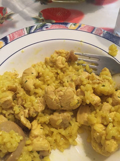 Una foto de Arroz al curry