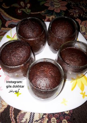 عکسی از دستور کاپ کیک (کیک فنجانی) بدون فر