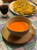 Gazpacho con hortalizas de la huerta