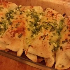 A picture of Salted Pork Chimichungas.