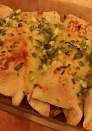 A picture of Salted Pork Chimichungas.