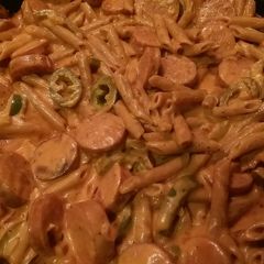 A picture of Spicy Sausage Skillet Pasta.
