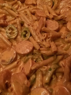 A picture of Spicy Sausage Skillet Pasta.
