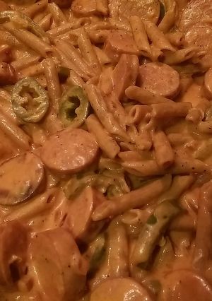 A picture of Spicy Sausage Skillet Pasta.