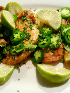 A picture of Coconut lime chicken.