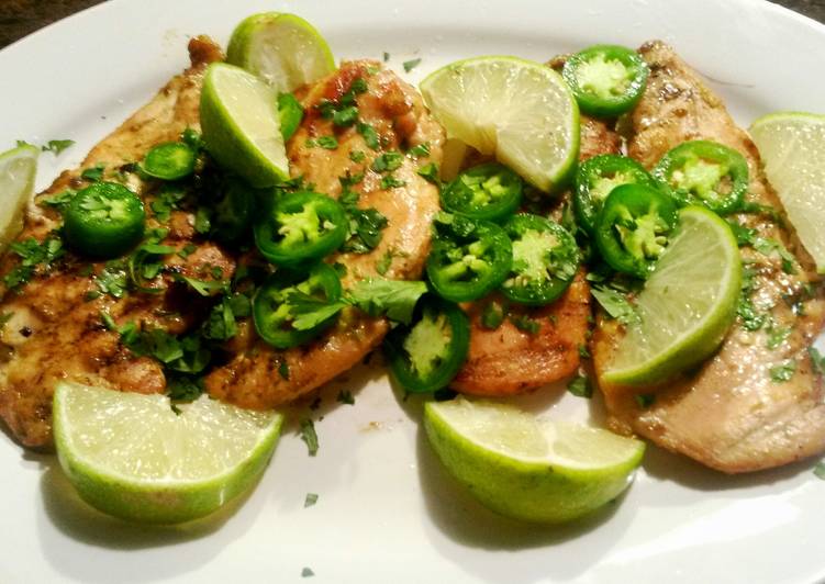 Simple Way to Prepare Super Quick Homemade Coconut lime chicken