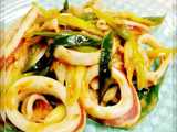 squid oyster stir fry