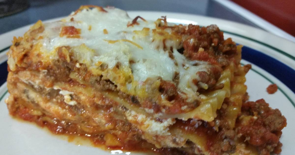 Homemade Lasagna Recipe by starman36 - Cookpad