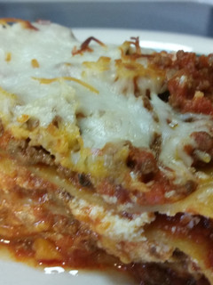 A picture of Homemade Lasagna.