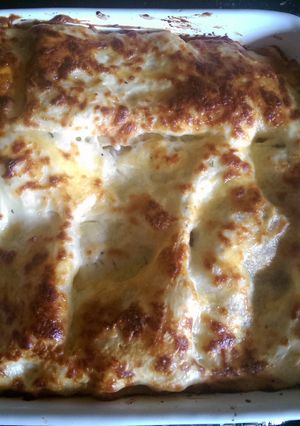 A picture of Mandys Irish lasagna.