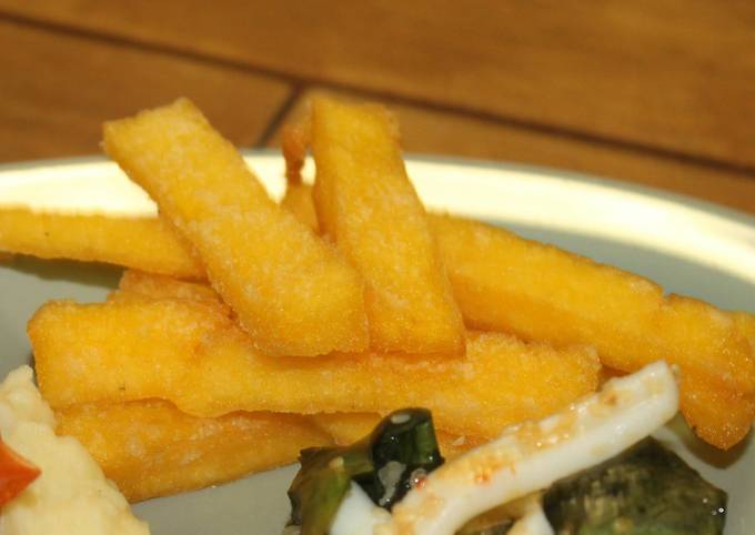Easiest Way to Prepare Any-night-of-the-week POLENTA CHIPS