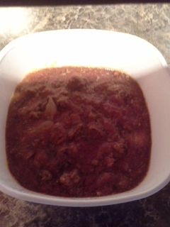A picture of Slow cooker Sauce or Chili.