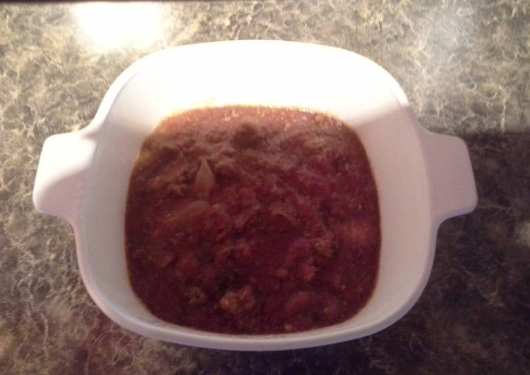 Step-by-Step Guide to Prepare Super Quick Homemade Slow cooker Sauce or Chili