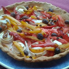 A picture of Tomato Goat Cheese Tart.