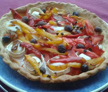 The New Way Cooking Recipe Tomato Goat Cheese Tart Delicious and Healthy