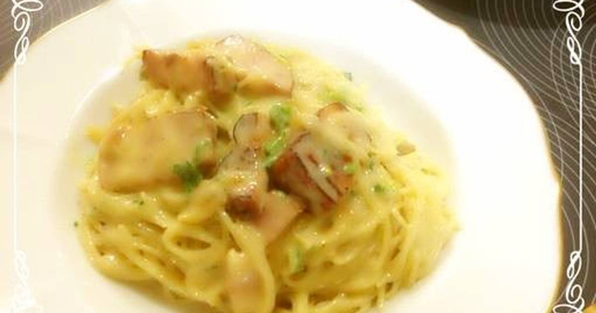 Rich Carbonara with Heavy Cream Recipe by cookpad.japan Cookpad