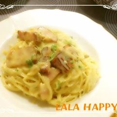 A picture of Rich Carbonara with Heavy Cream.