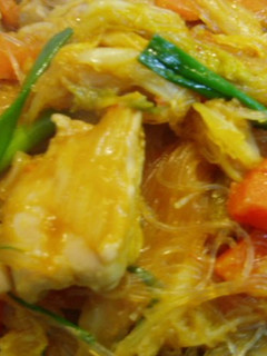 A picture of Healthy Spicy Simmered Chinese Cabbage and Chicken.