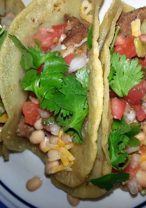 A picture of Lamb Tacos.
